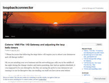 Tablet Screenshot of loopbackconnector.com